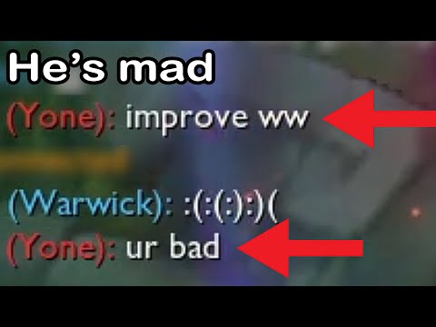 Ragebaiting to win the game