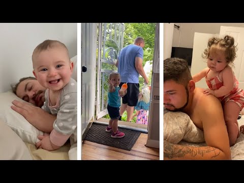 Adorable daddy baby #17 - Funniest videos #shorts