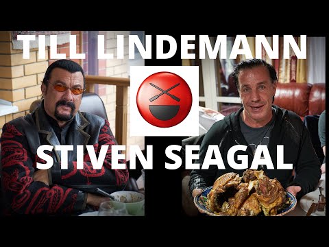 Тилль Линдеман (Till Lindemann) Стивен Сигал (Steven Seagal) в гостях у Сталика. 16 апреля 2017-го.