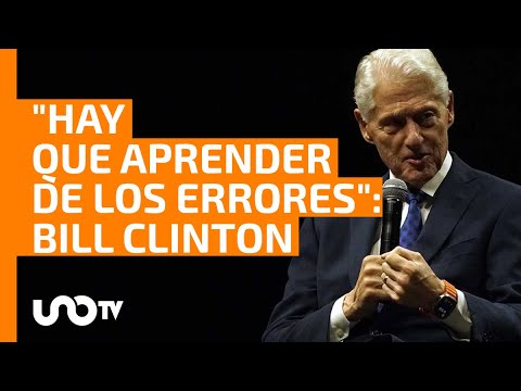 “Hay que elegir las batallas”: Bill Clinton aconseja a jóvenes aprender de los errores y superarlos