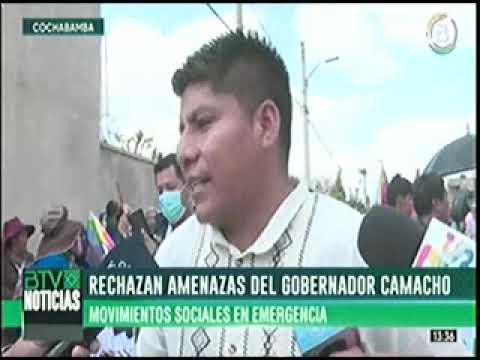 04102022 MOVIMIENTOS SOCIALES EN EMERGENCIA RECHAZAN AMENAZAS DEL GOBERNADOR CAMACHO BTV