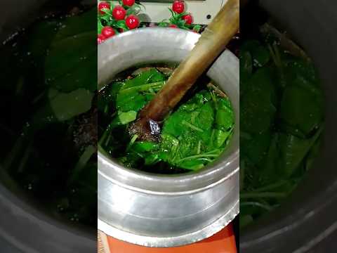 kashmiri sabz haak recipe// collard greens //Bati Haak //