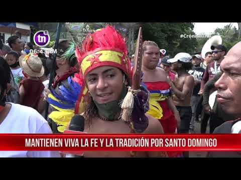 Festejan con fe y tradición fiestas en honor a Santo Domingo en Managua - Nicaragua