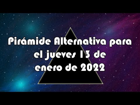 Lotería de Panamá - Pirámide Alternativa para el jueves 13 de enero de 2022