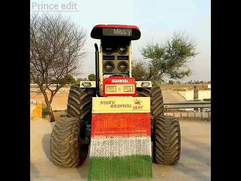 Swaraj Tractor per bumper aur jhalar Lagai new look 🚜❤ #tractor new song #modified tractor #YouTube