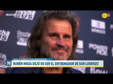 Rubén Insúa dejó de ser el entrenador de San Lorenzo ?N20:30?11-04-24