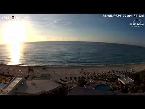 Cancún, Quintana Roo En Vivo | Vista desde el Hotel Park Royal Beach Cancún