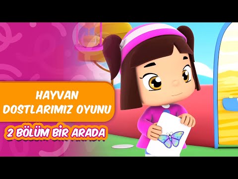 Hayvan Dostlarımız Oyunu 🐘🐒🦌 Leliko ve Pisi İle 2 Bölüm Bir Arada | Düşyeri