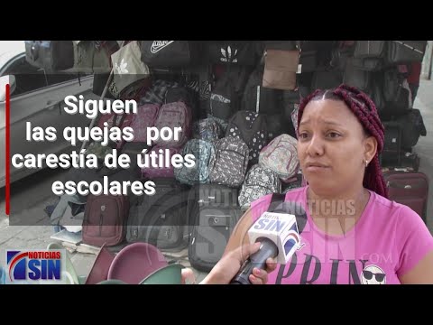 Consumidores con el grito al cielo por precios de útiles escolares