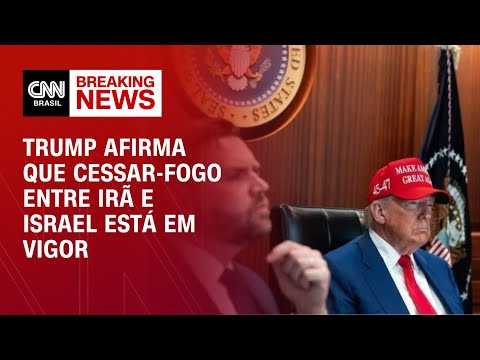 ​Donald Trump diz que cessar-fogo entre Irã e Israel está em vigor | CNN NOVO DIA