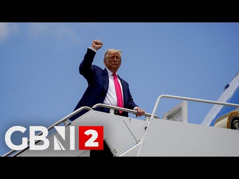WATCH: Donald Trump departs for Scotland where he will meet Keir Starmer