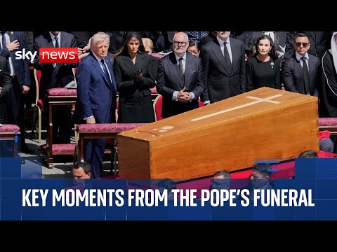 Key moments from the funeral of Pope Francis | Sky News special