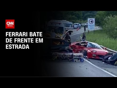 ​Acidente com Ferrari deixa vítima em estado grave no interior de SP | AGORA CNN