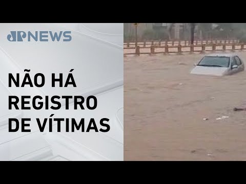 Contagem, em BH, tem mais de 20 pontos de alagamento