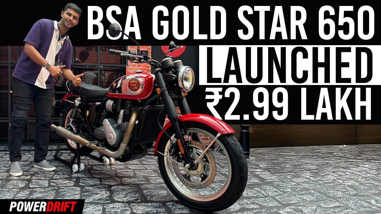 BSA Gold Star 650 -- Launched in India! | All you need to know | QuickEase | PowerDrift