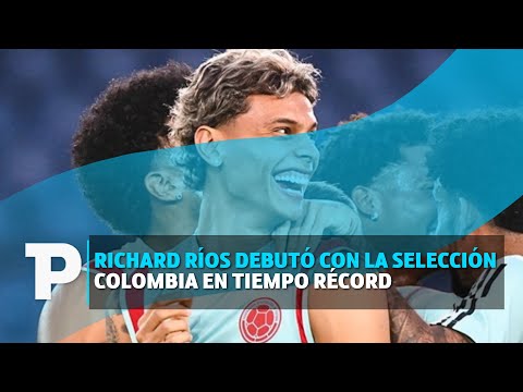 Richard Ríos debutó con la Selección Colombia en tiempo récord |16.10.2023| Telepacífico Noticias
