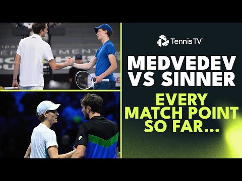 Every Daniil Medvedev vs Jannik Sinner Match Point So Far...