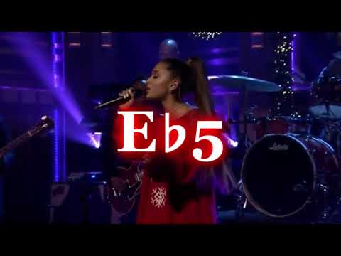 ARIANA GRANDE IMAGINE LIVE ON JIMMY FALLON | VOCAL SHOWCASE [G3-F5-C7!]