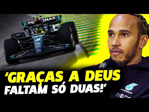 HAMILTON ALIVIADO E ANSIOSO POR FIM (DO SOFRIMENTO) DA TEMPORADA 2024 | FÓRMULA 1 | GP EM CASA