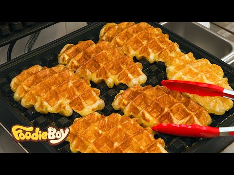 구월동 핫 플레이스 크로플 맛집 크로앙쥬! / It's handmade croissant waffle!!