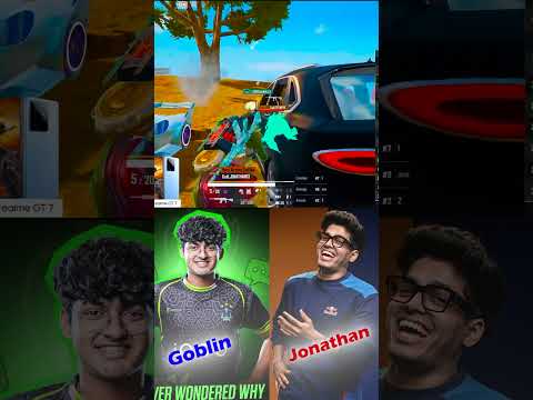 Jonathan vs Goblin BMPS Match🔥💀 4TR 3rd party😑 #jonathan #goblin #shorts #bgmi #godlike #soul #bmps