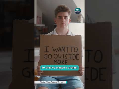 Unpaid carers stage protest demanding right to a break