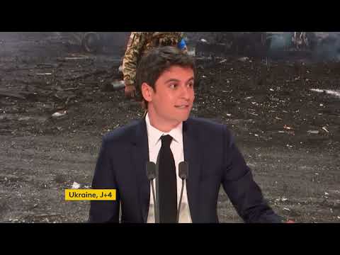 Gabriel Attal : La France continue de livrer des armes à l'Ukraine mais exclut l'envoi de soldats