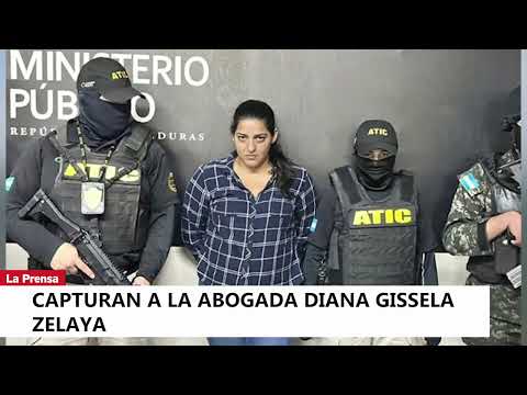 Video: Capturan a la abogada Diana Gissela Zelaya