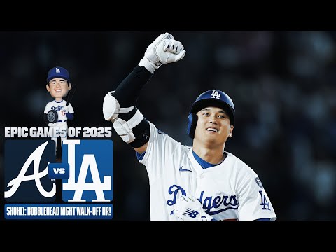 FULL GAME: Shohei Ohtani 大谷翔平 hits a walk-off home run on his bobblehead night! (Braves vs. Dodgers)
