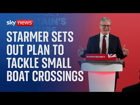 Watch live: Keir Starmer outlines Labour's small boats policy
