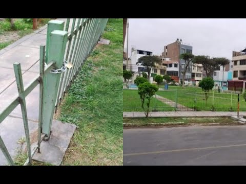 Los Olivos: Vecinos se quejan porque no les permiten libre acceso a parque