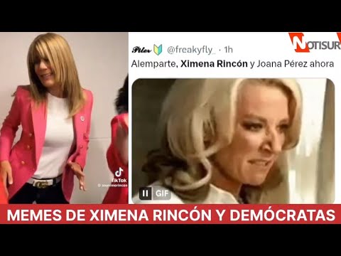 Memes de Ximena Rincón y su partido demócratas