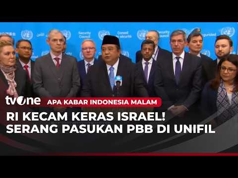 Utusan Indonesia untuk PBB Kecam Serangan Israel ke Pasukan UNIFIL | AKIM tvOne