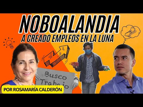 Rosamaría Calderón critica al gobierno de Noboa: 'NoboaLandia ha creado empleos en la luna'