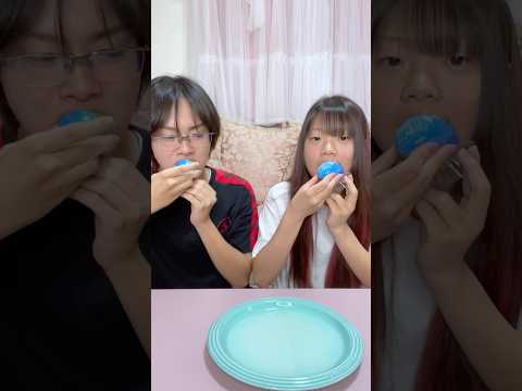 【高校生】青いいちご大福食べてみた結果… #兄妹 #shorts