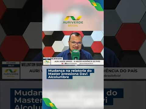 Mudança na relatoria do Master pressiona Davi Alcolumbre
