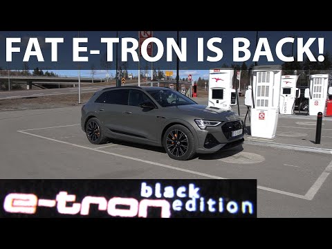 Audi e-tron 55 Black Edition range test