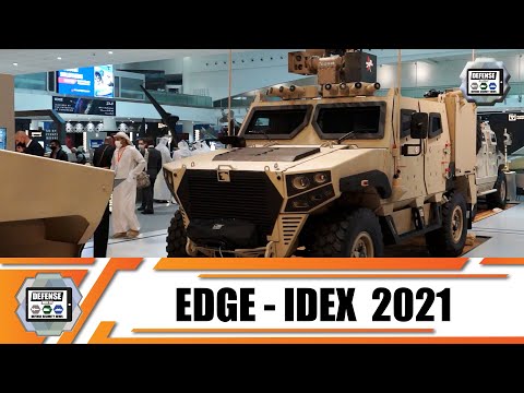 NIMR Al Jasoor EDGE review new generation of armored vehicles Ajban Hafeet Mk 2 Rabdan 6x6 8x8 laser