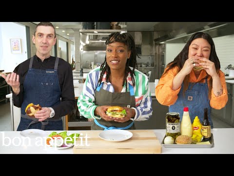 6 Pro Chefs Make Their Go-To Burger | Test Kitchen Talks | Bon Appétit