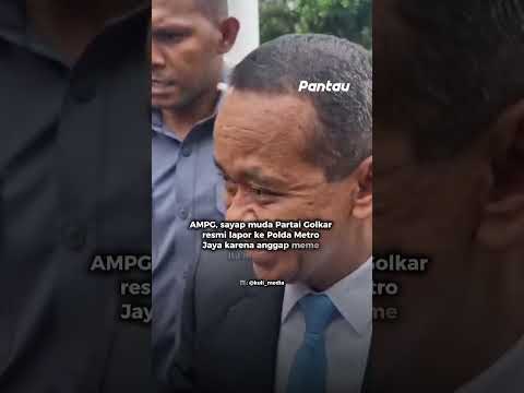 AMPG Polisikan "Arsitek" Meme Bahlil Lahadalia di Media Sosial #shorts