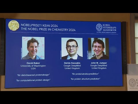 Nobel prize in Chemistry awarded to David Baker, Demis Hassabis, and John Jumper