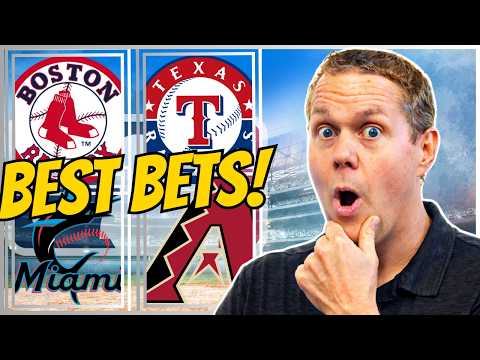 MLB <strong>BEST</strong> Bets TODAY! <strong>Red</strong> Sox vs Rangers | Marlins vs Diamondbacks | Wednesday MLB