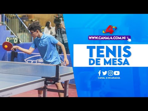 Competencias de tenis de mesa de los juegos Juveniles Managua 2023