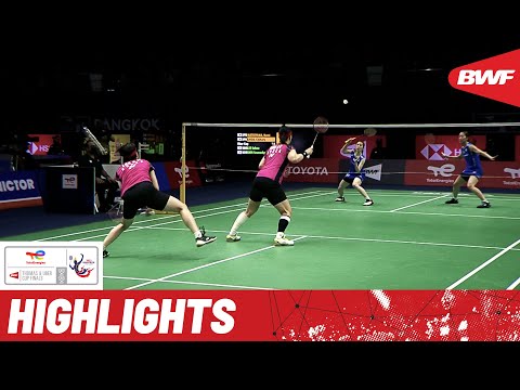 Badminton🏸 Japan and Korea put it all on the line for a place in the Uber Cup final