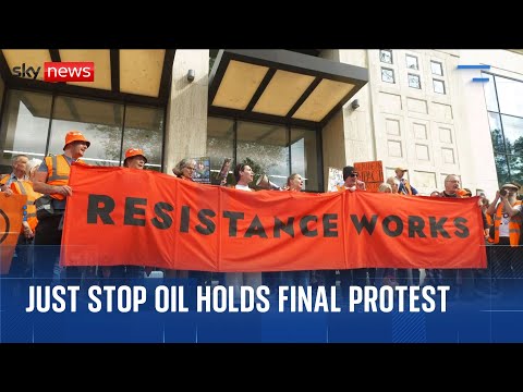 Just Stop Oil marks final day of action with London march
