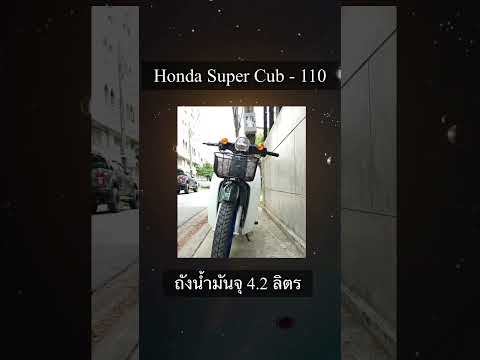 HondaSuperCub110รถครอบครัว