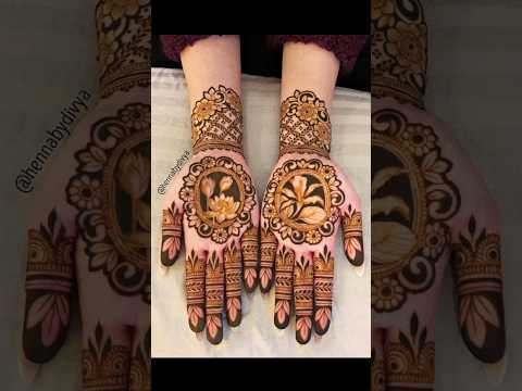gorgeous 😍||floral mehndi design|| #mehndi #viralshorts #ytshorts #youtubefeed #fypシ #henna #shorts