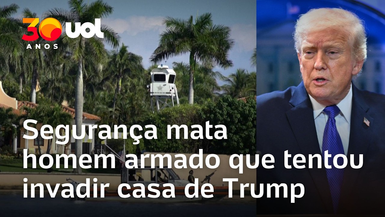 Homem é morto após tentar invadir casa de Trump em Mar-a-Lago, na Flórida