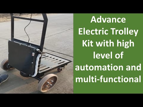 electric trolley | battery operated trolley | material handling trolley | faltbad trlley | electric