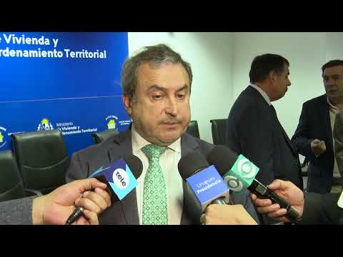 Declaraciones del ministro de Vivienda y Ordenamiento Territorial, Raúl Lozano